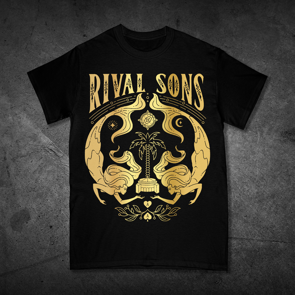 'Pair of Aces' Official Livestream T-Shirt – Rival Sons Official ...