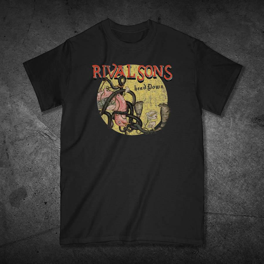 'Head Down' TShirt Rival Sons Official Merchandise